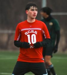 soccer player on the pitch