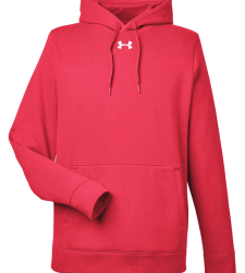 red hooded sweatshirt