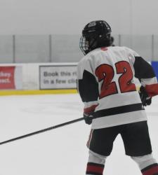 hockey player on the ice