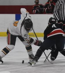 faceoff in a hockey game